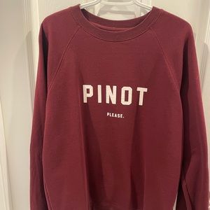 Brunette The Label crewneck sweater “Pinot Please”
